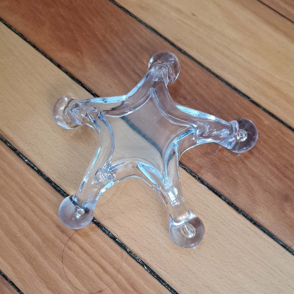 Clear Handheld Massager